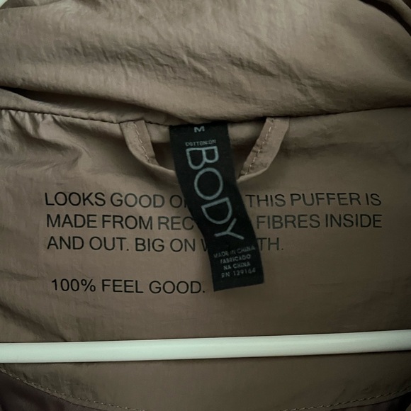 Cotton on: iBody recycled Mother Puffer in mauve - Picture 4 of 7